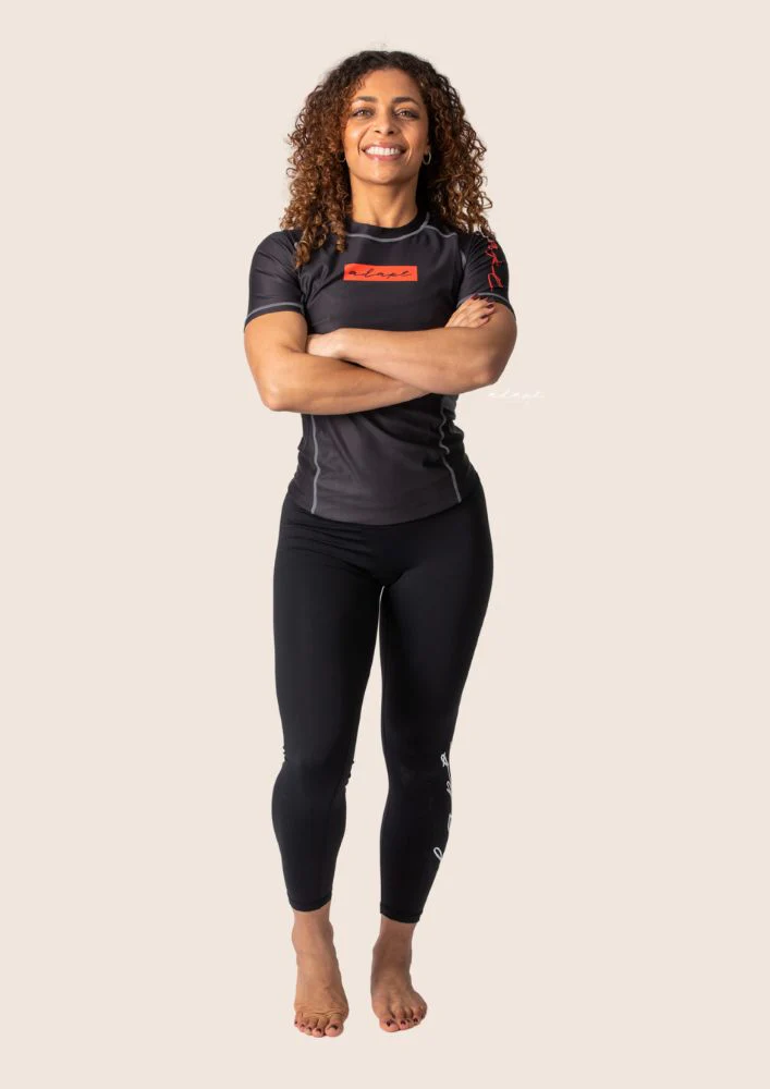 Women's Technical Rashguard - Black & Red – Image 5