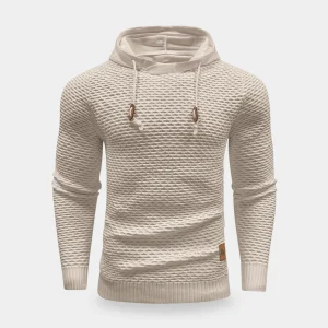 FrenchJan | Pull à Capuche Ajusté de Luxe pour l'Automne