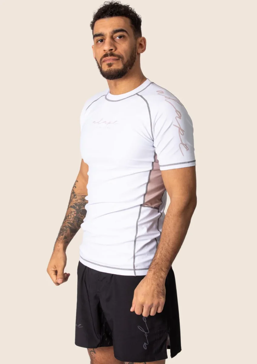 Men’s Technical Rashguard - Snow Rose – Image 3