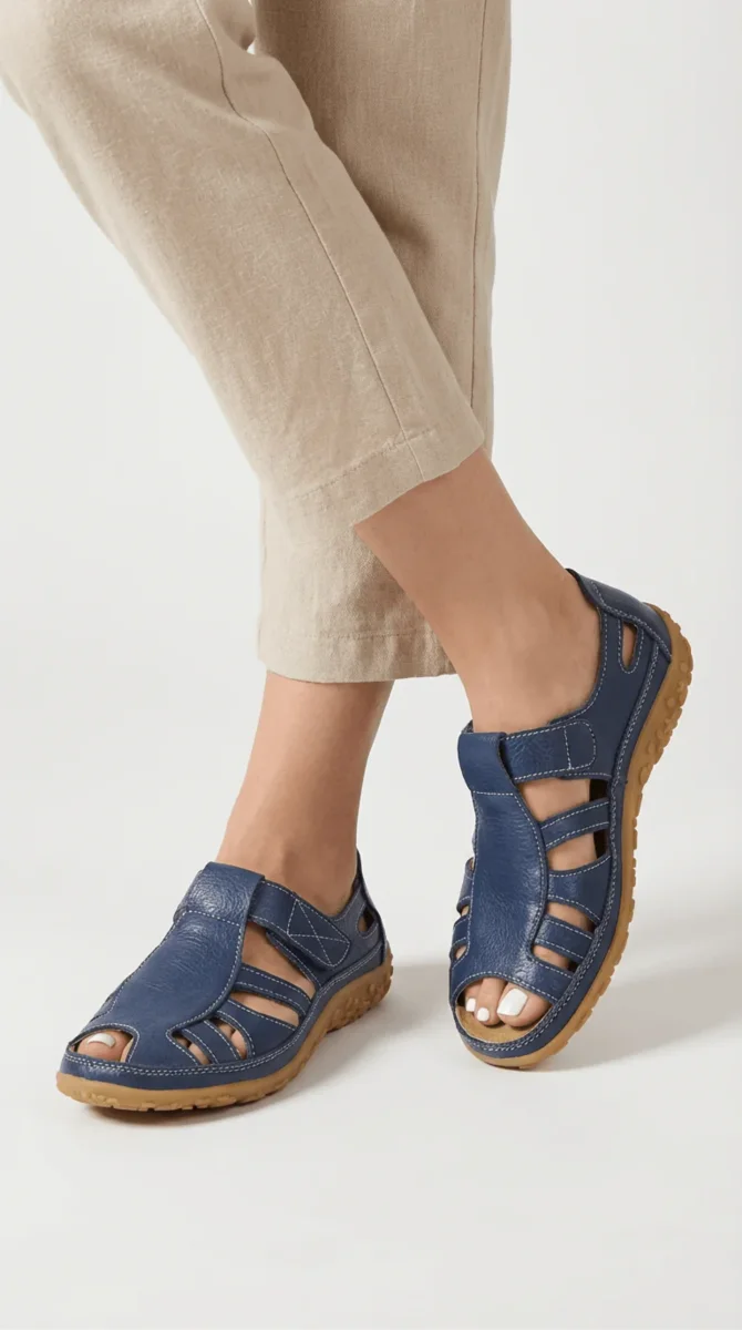 Sandales Confort Femme à Brides Découpées – Maintien et Légèreté – Image 3