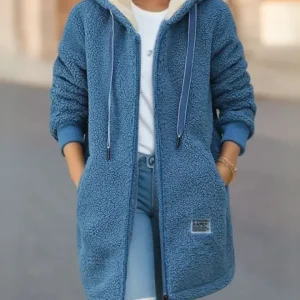 Annelore™ – Veste d’Hiver en Polaire avec Capuche