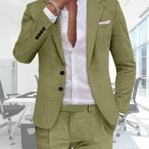 Blazer élégant pour hommes avec fermeture à deux boutons - Spécial automne