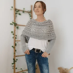 Serviette de bain en tricot bohémien pour femmes - Édition Automne