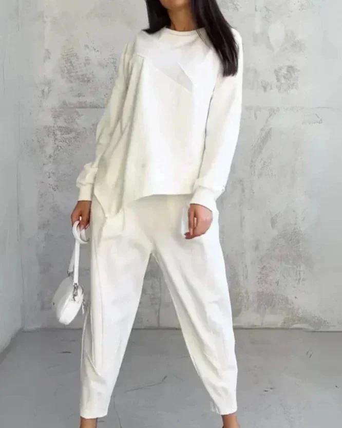 Céleste | Ensemble deux pièces pour femmes avec une coupe confortable - un ensemble élégant pour toutes les occasions – Image 2