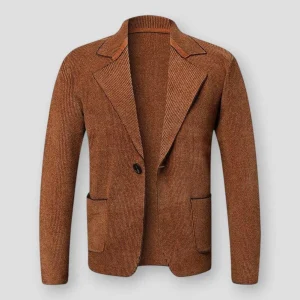 Blazer en tricot pour hommes | Idéal pour l'automne