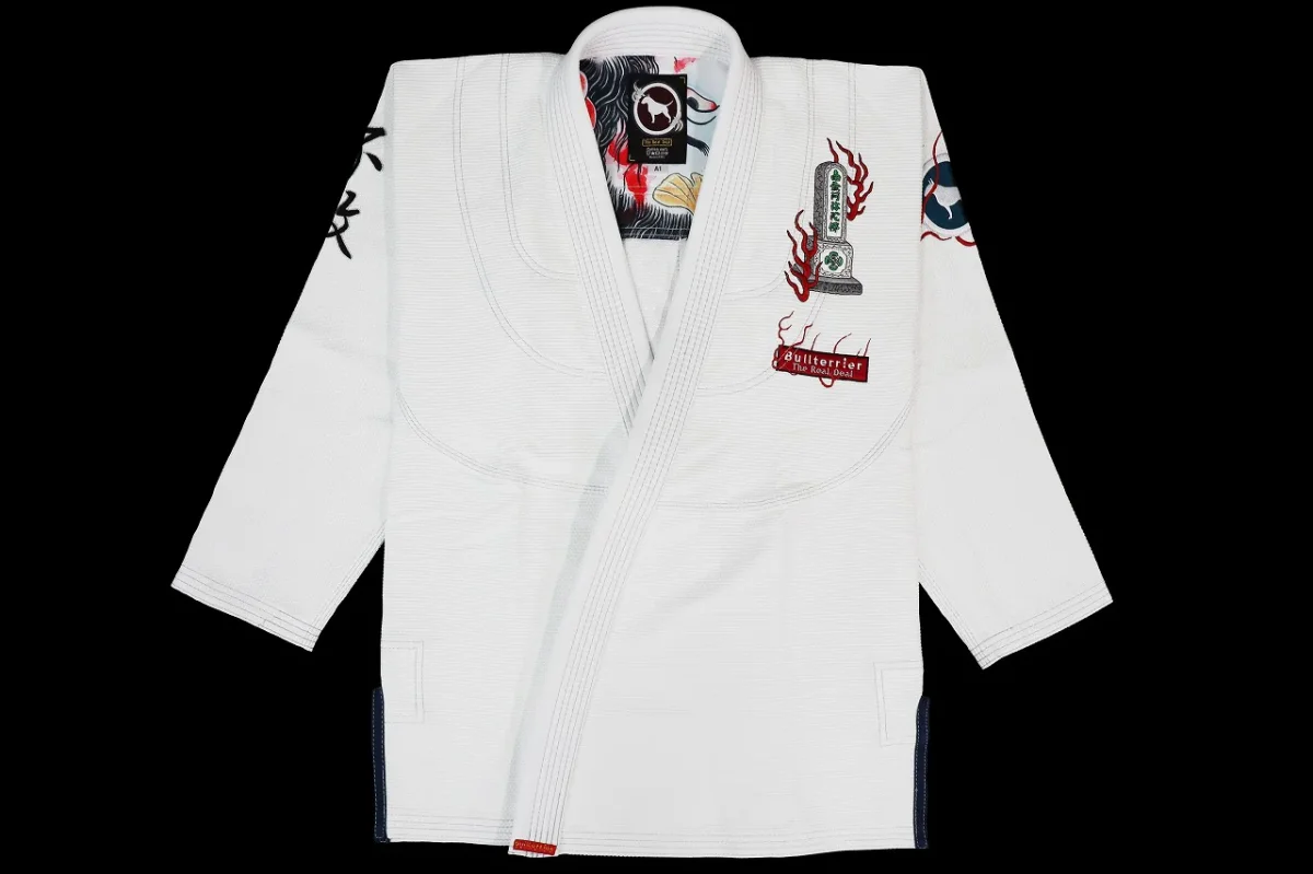 Kimono BJJ (Gi) BULLTERRIER Fuhai R- Blanco – Image 2