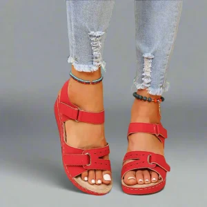 Gudula | Sandales Orthopédiques Élégantes en Matériau Doux