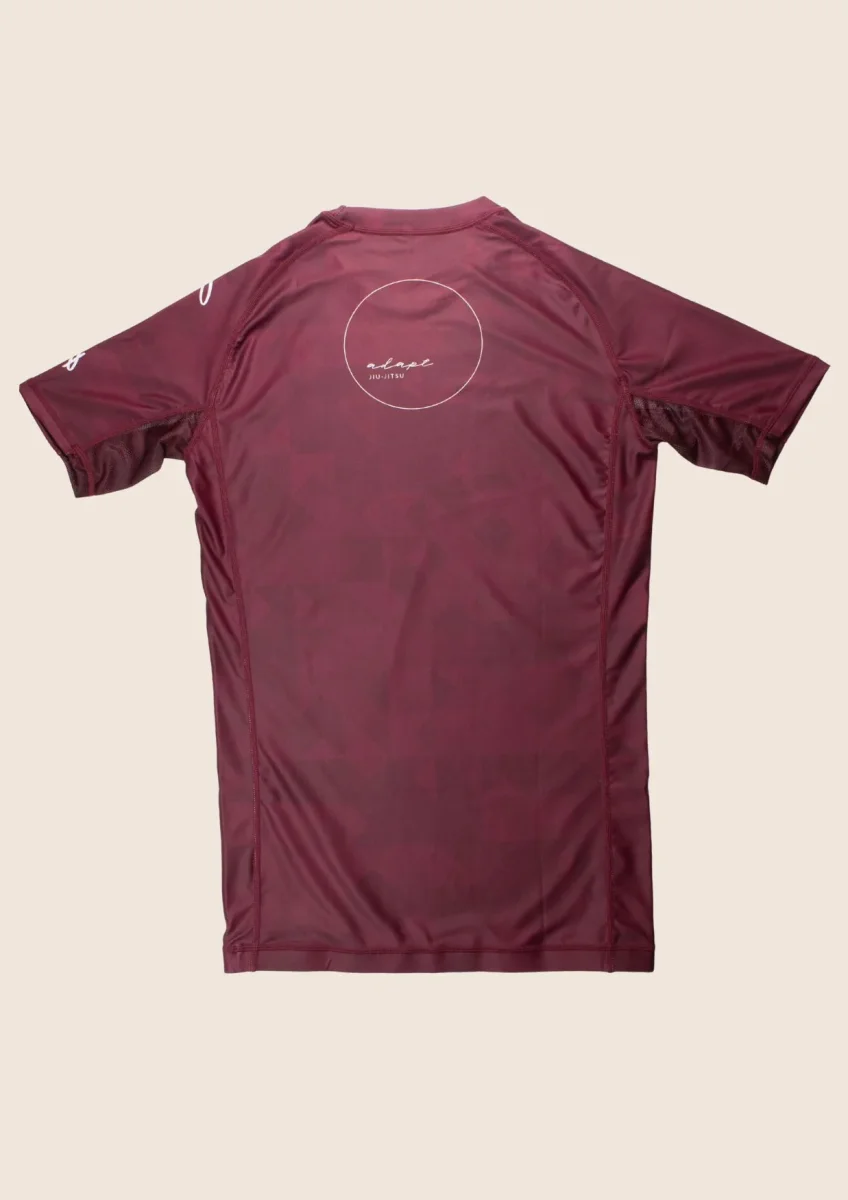 Men’s Prism Rashguard – Maroon – Image 8