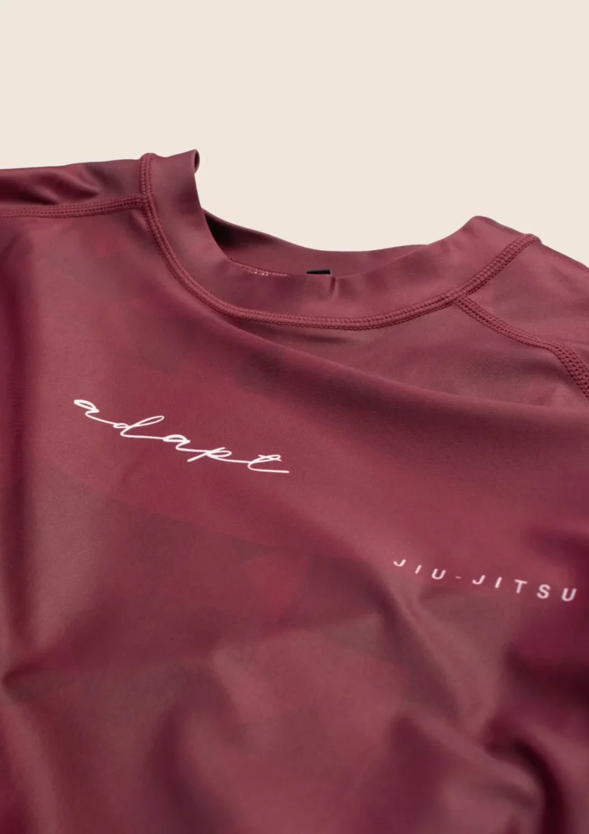 Men’s Prism Rashguard – Maroon – Image 9