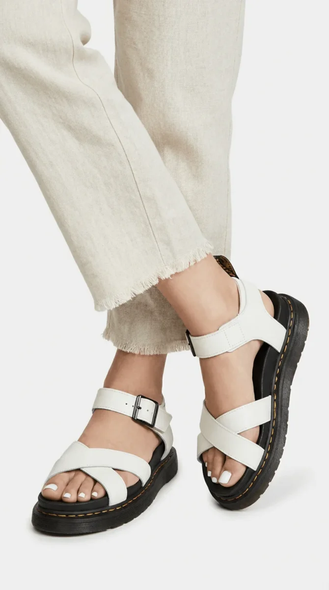 Sandales Femme à Semelle Épaisse avec Brides Croisées – Style Urbain – Image 3