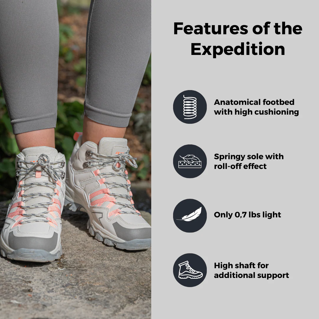 Chaussures de randonnée femme en cuir imperméable – Image 7