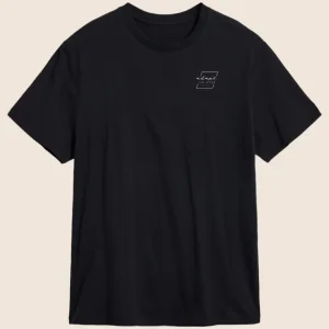 Purple Moon Oversized Tee - Black