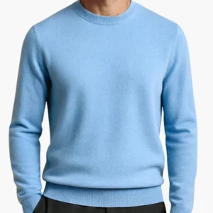 Pull Col Rond en Cachemire pour Homme – Élégance Intemporelle & Douceur Suprême