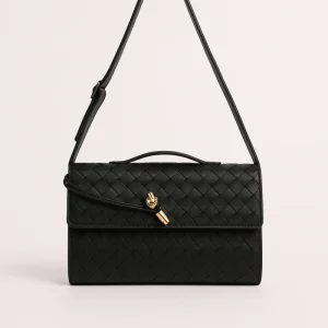 Sac à main en cuir pour femme | Bandoulière tressée sac à dos