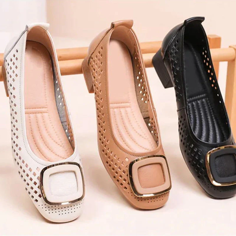 Renée | Mocassins Aérés Carrés – Image 2