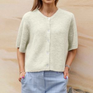 Cardigan à manches longues et à col rond pour femmes | Parfait pour l'automne