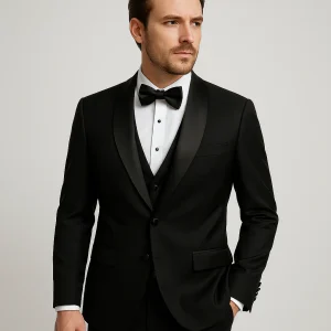 Ensemble de costume 3 pièces slim fit pour homme | Costume élégant pour les occasions formelles