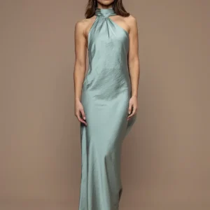 Robe écharpe allure sauge