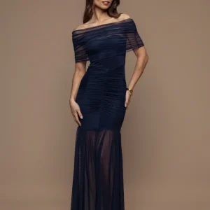 Robe Elena bleu marine