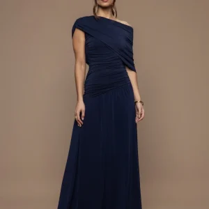 Robe promise bleu marine