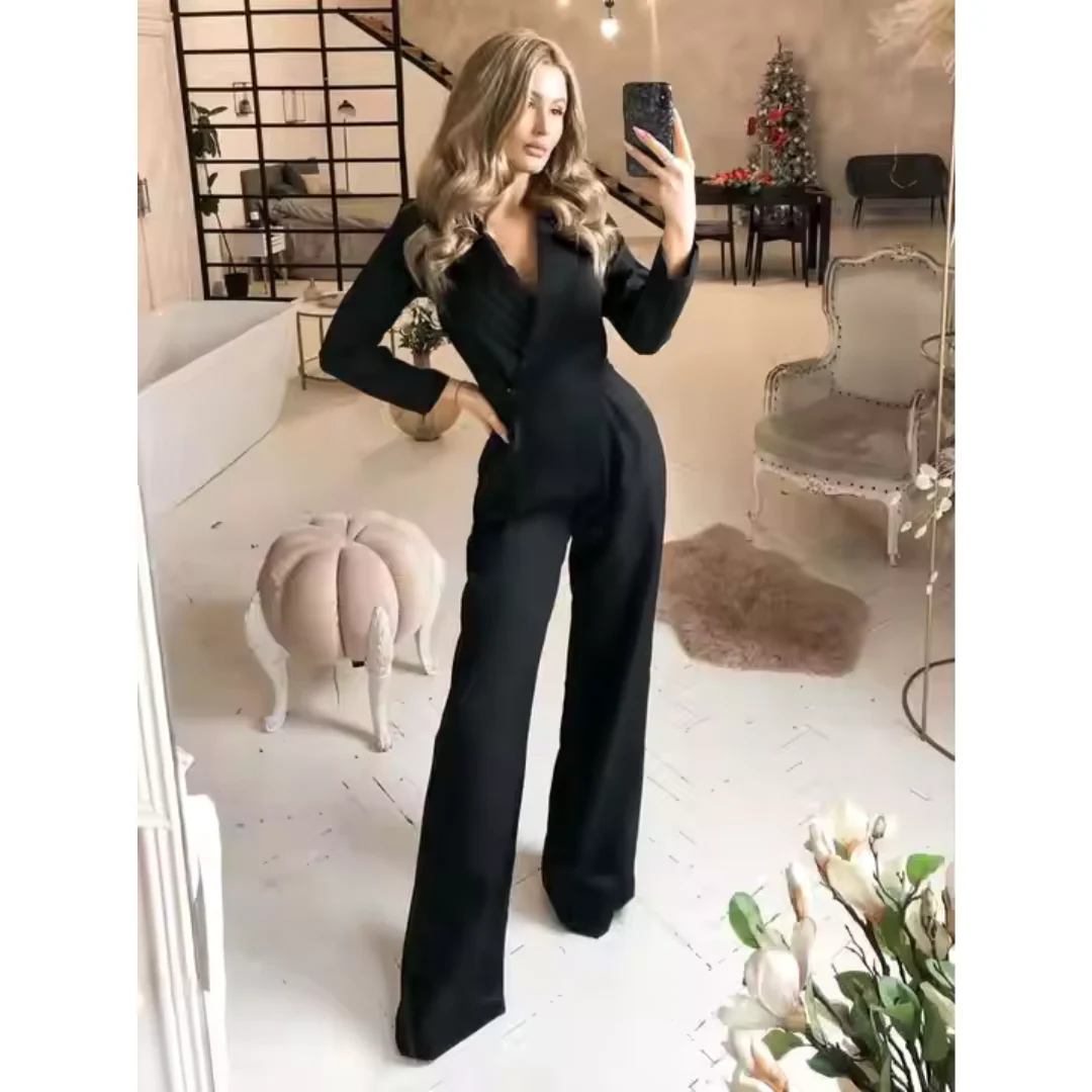 Combinaison Habillée À Manches Longues Pour Femme | Automne Longue – Image 4