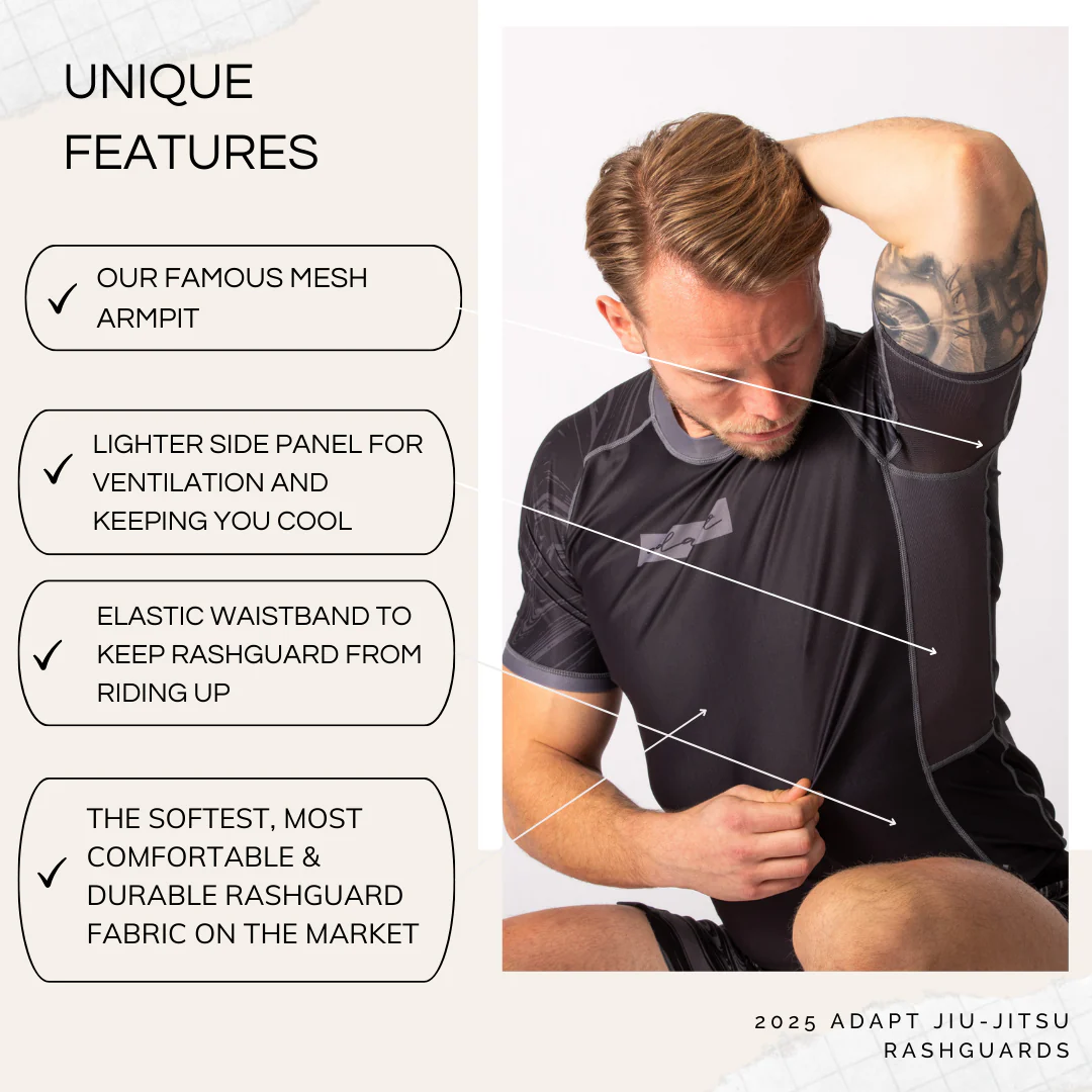 Men’s Technical Rashguard - Snow Rose – Image 7