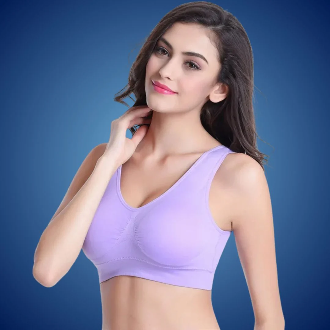 Soutien-gorge BreathEase Seamless Air Bra - Soutien léger et confortable pour une utilisation quotidienne - Port actif et récupération post-partum – Image 3