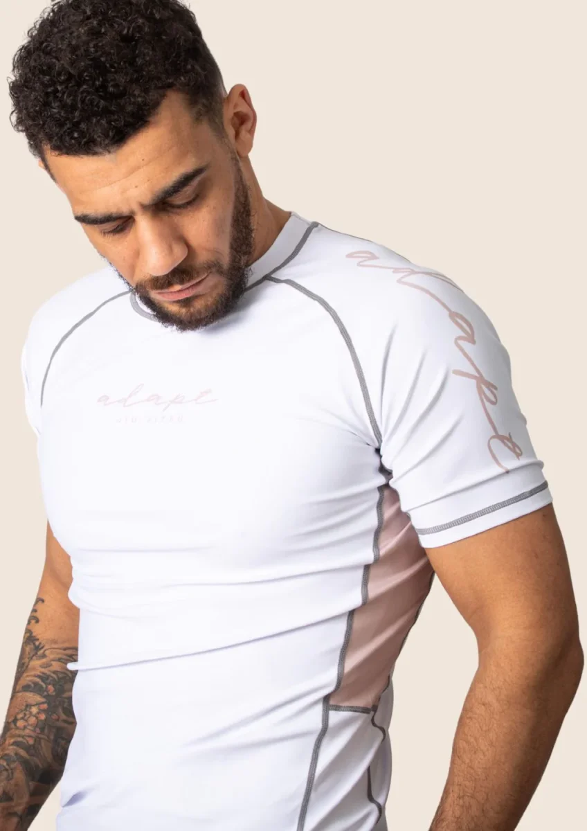 Men’s Technical Rashguard - Snow Rose – Image 2