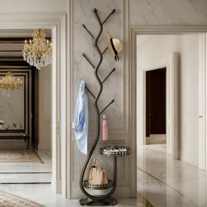 Porte-manteau sur pied BranchLine - Rangement intelligent et élégant
