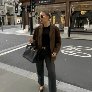 Banbury | Blazer en daim