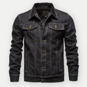 DenimCraft - Veste en jean classique pour hommes - Édition Automne
