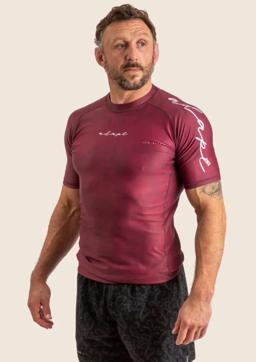 Men’s Prism Rashguard – Maroon