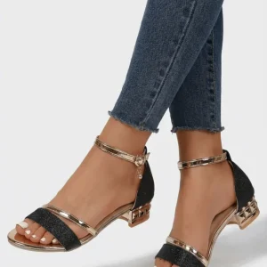 Sandales Femme à Talon Bloc avec Bride Cheville – Élégance Moderne