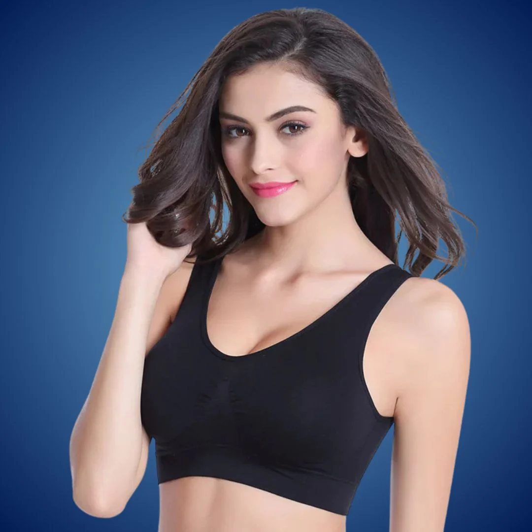 Soutien-gorge BreathEase Seamless Air Bra - Soutien léger et confortable pour une utilisation quotidienne - Port actif et récupération post-partum – Image 4