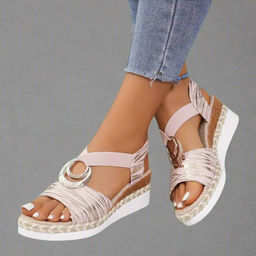 Dahlia | Sandales à Talons Wedge Stiliga en Matériaux Premium – Image 4