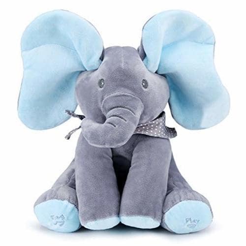 Jouets en peluche Elephant qui chantent et jouent – Image 8