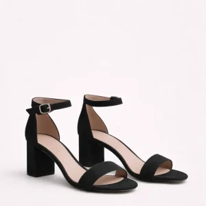 Sandale à talon carré femme avec bride cheville