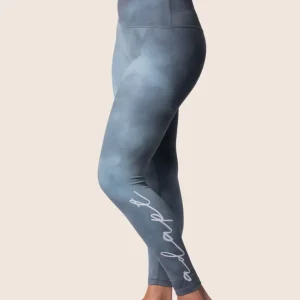 Women’s High‑Waisted Training Leggings – Onyx Grey
