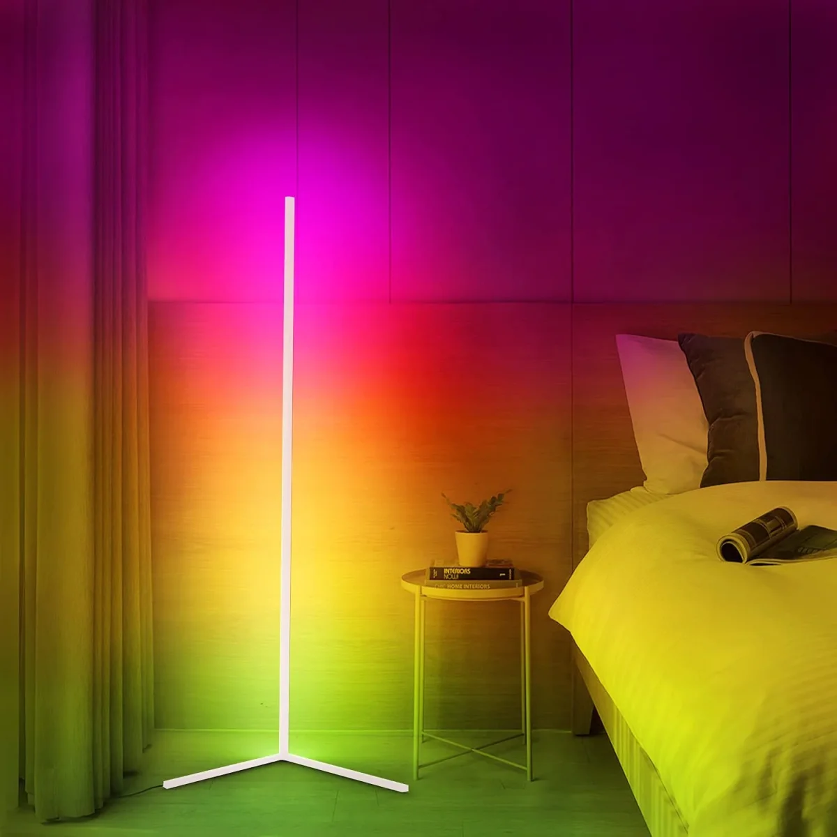 Lampe d'angle LED mince - Luminosité réglable pour le salon ou la chambre à coucher – Image 7