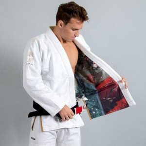 Kimono BJJ ( Gi) Maeda Akashio Limited Edition Jiu Jitsu Gi- Blanco