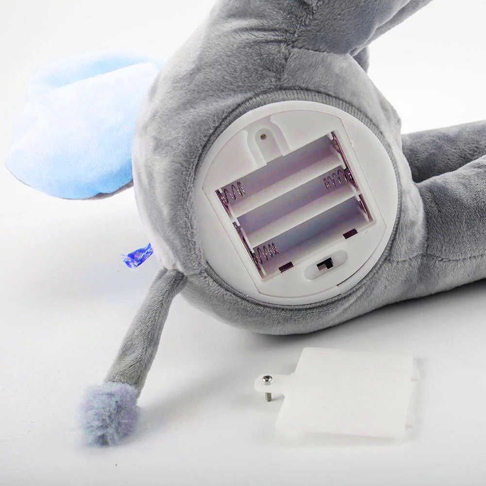 Jouets en peluche Elephant qui chantent et jouent – Image 9