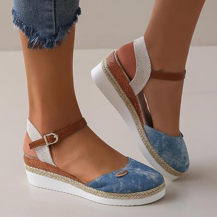 Alfonsa | Sandales Orthopédiques à Talon Plat, Aéré et Décontracté – Image 9