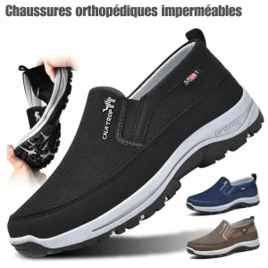 Chaussures orthopédiques OrthoZen imperméables – confort & soutien plantaire toute la journée