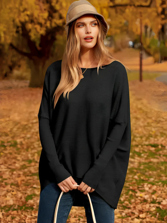 Eline | Pull oversize en maille élégant pour l'automne – Image 8