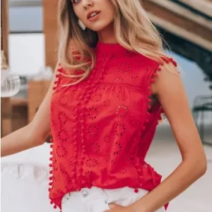 Top Décontracté en Coton – Style Européen & Américain