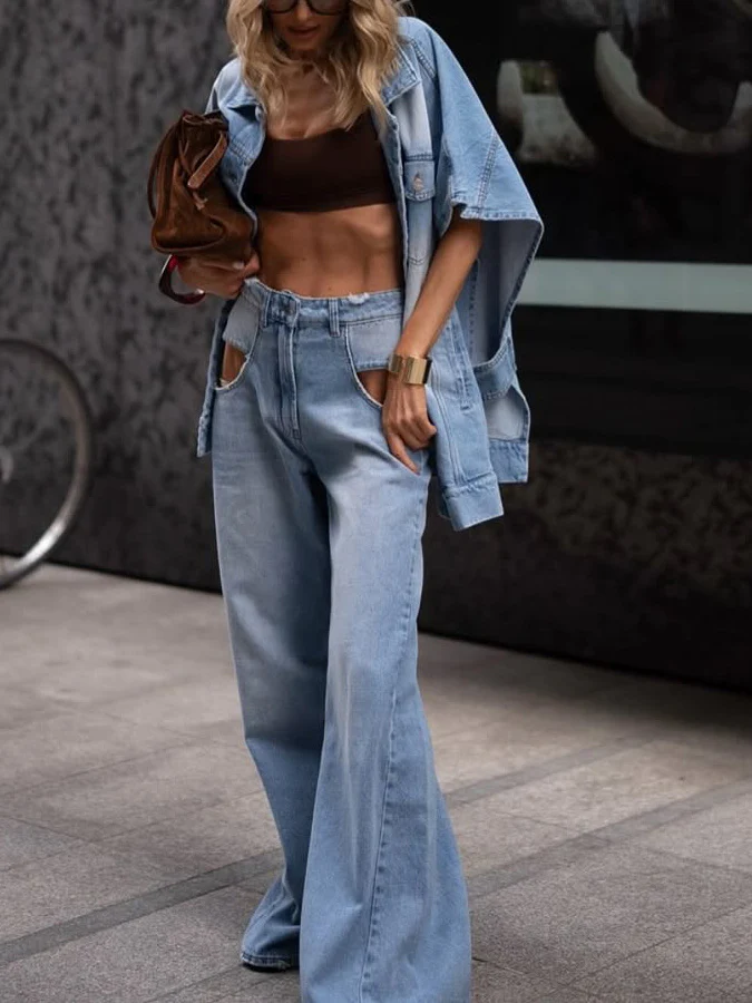 DENIM ENERGY | Veste en Denim Sans Manches – Image 4