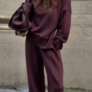 Ensemble de détente Lina pour femme – Tenue de détente élégante et confortable