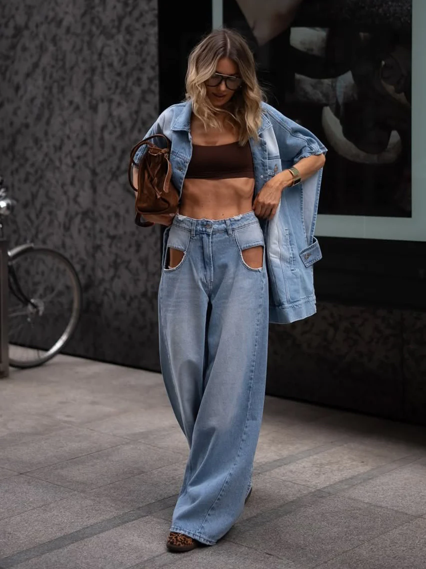 DENIM ENERGY | Veste en Denim Sans Manches