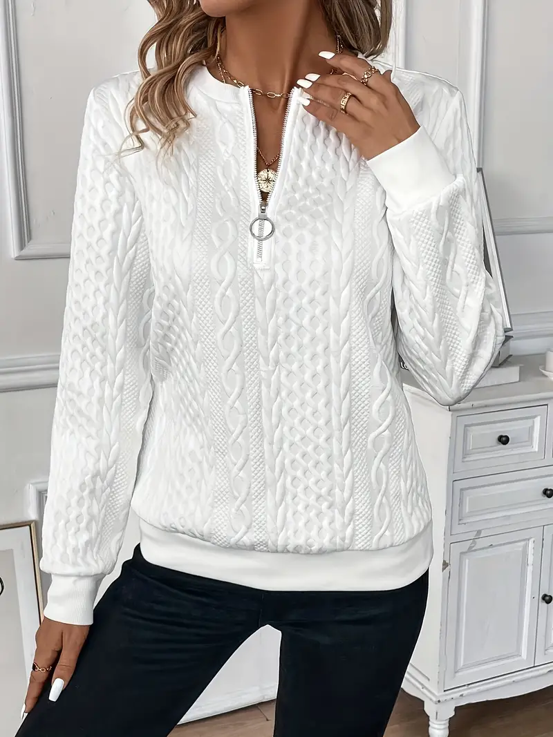 Pull tricoté élégant pour l'automne – Image 7