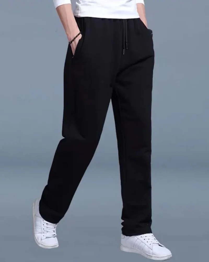 Aksel | Pantalon de survêtement homme coupe oversize coton doux confortable - Édition Automne – Image 2